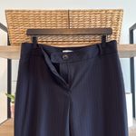 Loft Ann Taylor Mid-Rise Ann Wool Pinstripe Woven Career Dress Pant Trouser, 10 Photo 5