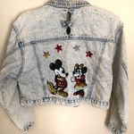 Disney Vintage  Mickey Minnie custom jean jacket Photo 0