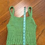 No brand kelly green crochet top small Photo 3