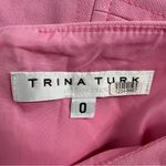 Trina Turk Kiosk Pink Shift Dress size 0 Short Sleeves Crew Neck Photo 11