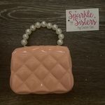 Sparkle & Fade NWT Sparkle Sisters Jelly Bag w/Pearl Handle - Pink. No chain Photo 2