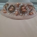 Marina Dress Women's Size 4 Pink Sleeveless Beaded Collar Formal Cocktail Party Photo 6