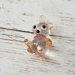 Handmade Glass Bear Pendant Photo 3