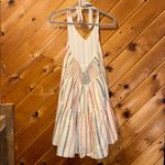 American Eagle Serape multicolor Stripe Halter Dress Photo 3