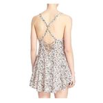 Free People  Jenna's' Bustier Baby doll airy Tank in ivory floral size medium Photo 1