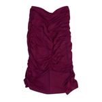 Nicole Miller Nicole Miller Women's Ruched Midi Dress Red XL Party Cocktail Photo 4