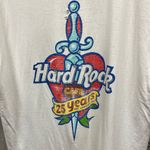 Hard Rock Cafe Vintage 1996 25 Years Thrashed Distressed Oversized T-Shirt Large Photo 2