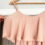 Show Me Your Mumu  Caitlin Ruffle Maxi Dusty Blush Pink‎ Bridesmaid Dress XS READ Photo 2