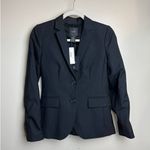 J.Crew Two-Button Black Blazer NWT Women's Sz. 0 Photo 1