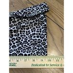 Michael Kors Black Animal Print Peasant Top Size M Photo 5