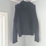 Free People My Only Sunshine Black Chunky Knit Sweater Size Small Photo 9