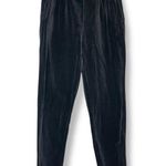 Vintage Velvet Pants Slacks Women Esprit Holiday Christmas Festive High Rise 90s Black Size XS Photo 0