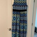Avenue Empire Waist Maxi Dress Size 18 / 20 Plus Size Blue Photo 2