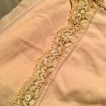 No Boundaries Sparkly, Beaded, Dressy, Lace Trimmed Camisole Tank Top, Ivory, Cream, Size M Photo 9