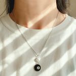 Handmade 8 ball & dice grunge funky unisex necklace🎲8️⃣🖤 Photo 3