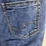 Silver Jeans  Size 26 Suki Capri Dark Wash Blue Denim Mid Rise Cropped Western Photo 7