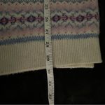 Vineyard Vines Women's Sweater Merino Wool Nordic Fair Isle Pink Blue Cream L Photo 7