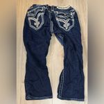 Rock Revival  clover Dark Blue capri crop cropped Jeans denim Photo 1