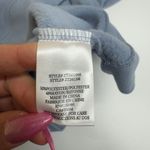 Z Supply Sweatshirt Womens X Small Blue V Neck Long Sleeve Pullover Cotton Blend Photo 5