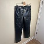 Aritzia Wilfred The Melina Pant In Black Faux Leather Size 12 Photo 6