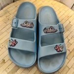 Disney  Lilo & Stitch Double Strap Pool/Beach Slides Womens size 6 Photo 0
