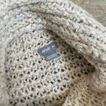 Aerie Beige Open Knit Turtleneck Sweater Photo 5
