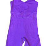 Terez  Action Short Bodysuit In Açaí Purple Adjustable Strap Women's‎ Medium NWT Photo 0