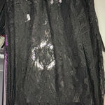 SheIn Frill trim lantern sleeve lace top Photo 6