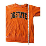OK State Crewneck Sweatshirt Size Small Oklahoma Cowboys OSU Pokes Pullover Orange Photo 4