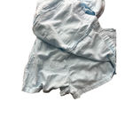 Free People Go Get Em Skort Dress Linen Romper Large Blue Coastal Beach Resort Photo 11