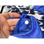 Lululemon  Top Womens 4 Tank Push Your Limits Blue Sprinkler Ikat Racerback Yoga Photo 2