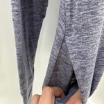 Apana Heathered Blue Cowl Neck Thumbhole Pullover Activewear Top Size Medium Photo 5