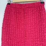 Urban Outfitters  Kimmy Bubble Knit Midi Skirt Pink Crinkle Pull On Size S Photo 6