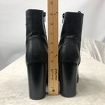 Hot Topic black chunky platform combat Boots size 6 Photo 3