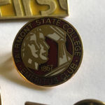 Vintage Fairmont State College University Emeritus Club Pierpont Tech Pin Lot Gold Photo 6