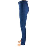 ZARA Women's Blue High Waisted Split Hem Skinny Leg Denim Jeans Pants Size 6 Photo 1