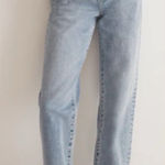 Madewell  Petite Baggy Straight Jeans in Olvera Wash Photo 0