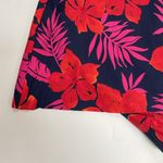 LANDS END Tummy Control Surplice Wrap Swim Dress One Piece Swimsuit Size 18 Blue Photo 12