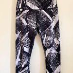 Lululemon Black White Sports Athletic Workout Leggings US 10 Photo 0