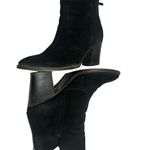 Aquatalia  Farah Black Suede Ankle Boots Size 9.5. Made in Italy. Back zip Photo 5