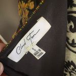 Cloud Ten  Black and Gold Embroidered Bodysuit Top Photo 5