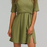 Lululemon Cotton Wrap-Front T-Shirt Dress Photo 0
