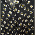 Brandy Melville Women’s Y2K Black Floral Sheer Sleeveless Blouse One Size Photo 7