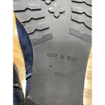 Ron White Ankle Chelsea Boots Womens 8 Blue Suede Side Zip Block Heel Formal S39 Photo 4