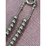 LAURA LOMBARDI Maremma Necklace in Silver Womens Beaded Ball Chain Photo 3