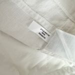 Madewell The Zoe Relaxed Wide Pant in 100% Linen Salt White Minimalist US 0 NWT Photo 14