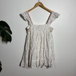 Finesse Mallory Ditsy Floral Mini Dress Women White Pink Coquette Babydoll Lace Size M Photo 1