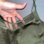 Apt. 9 Olive Green Satin Tank Photo 5