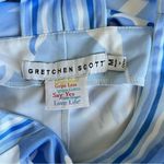 Gretchen Scott Isosceles Iconic Iris Mini Dress Size Medium Blue Photo 6