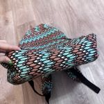 Vera Bradley Campus Backpack Bookbag Sierra Stream Blue Brown Photo 2